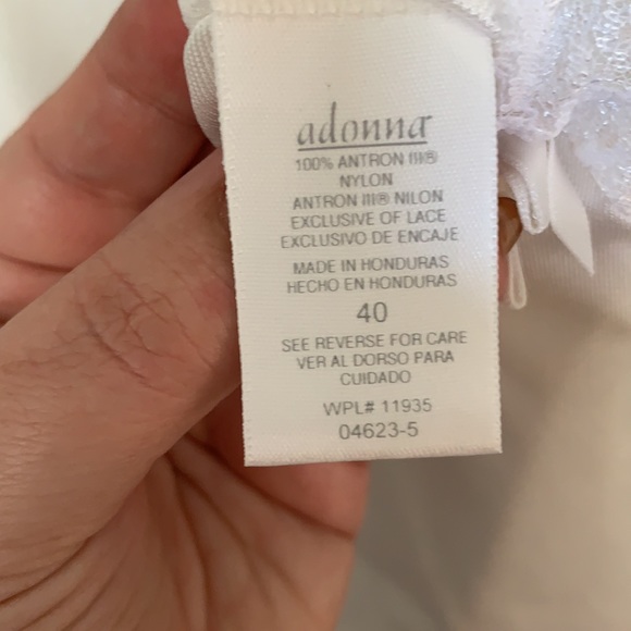 White Lace Slip Dress - Picture 6 of 6